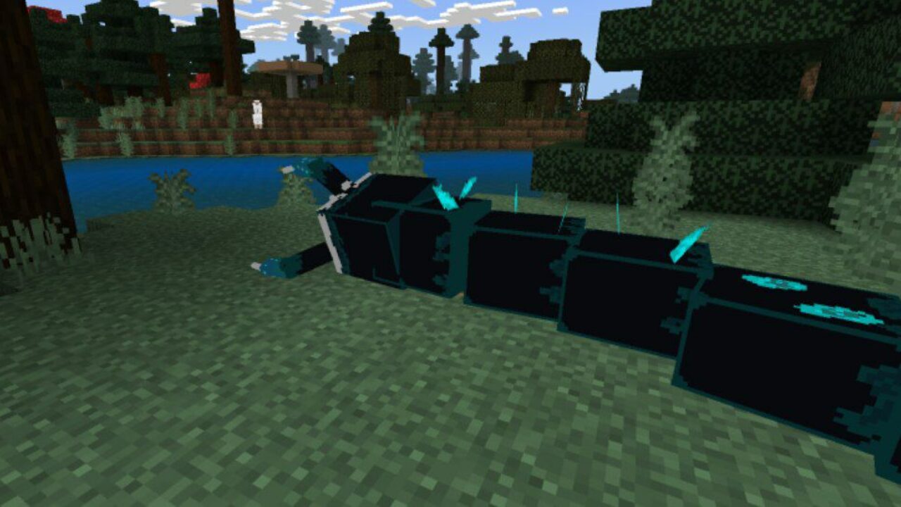 Sculk Worm from Worm Mod for Minecraft PE