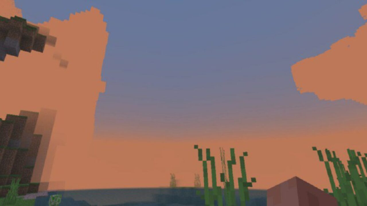 Sunset from Sodium Mod for Minecraft PE