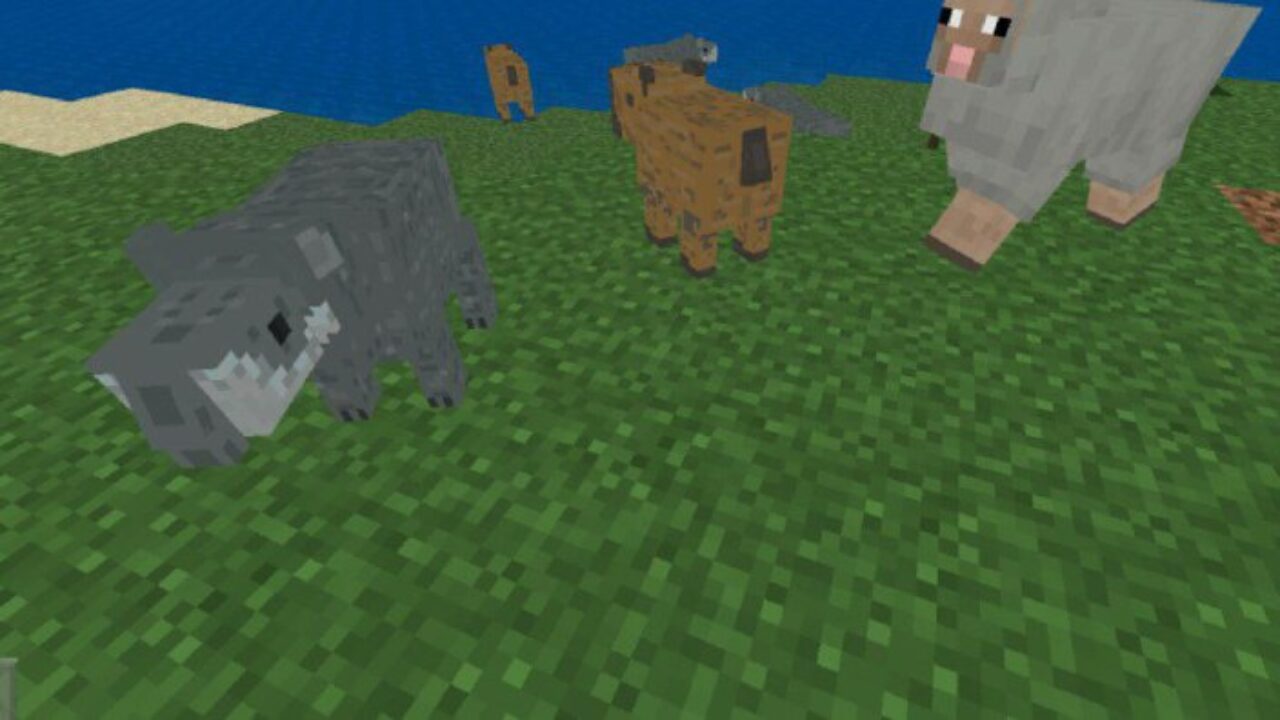 Tapir from Wild Animals Mod for Minecraft PE