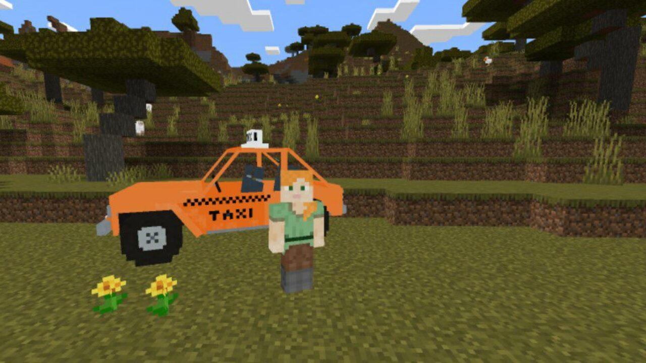 Taxi Mod for Minecraft PE