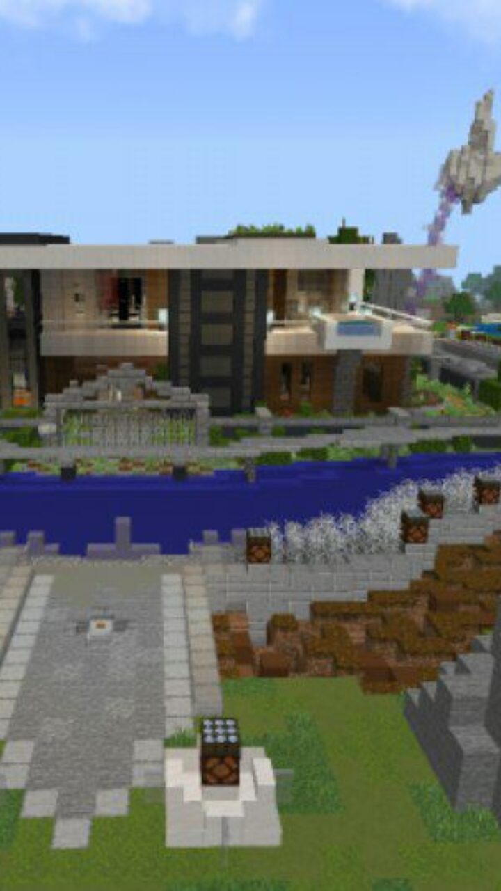 Territory from Safe House Map for Minecraft PE