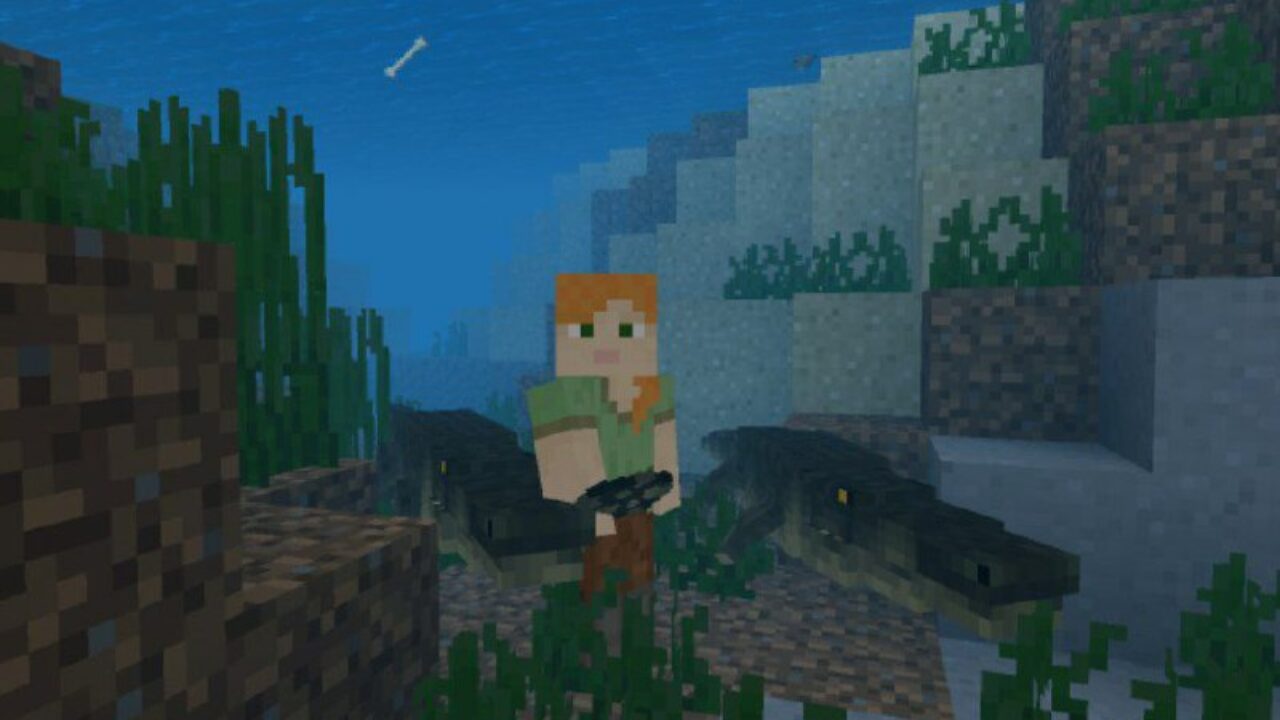 Underwater from Crocodile Mod for Minecraft PE