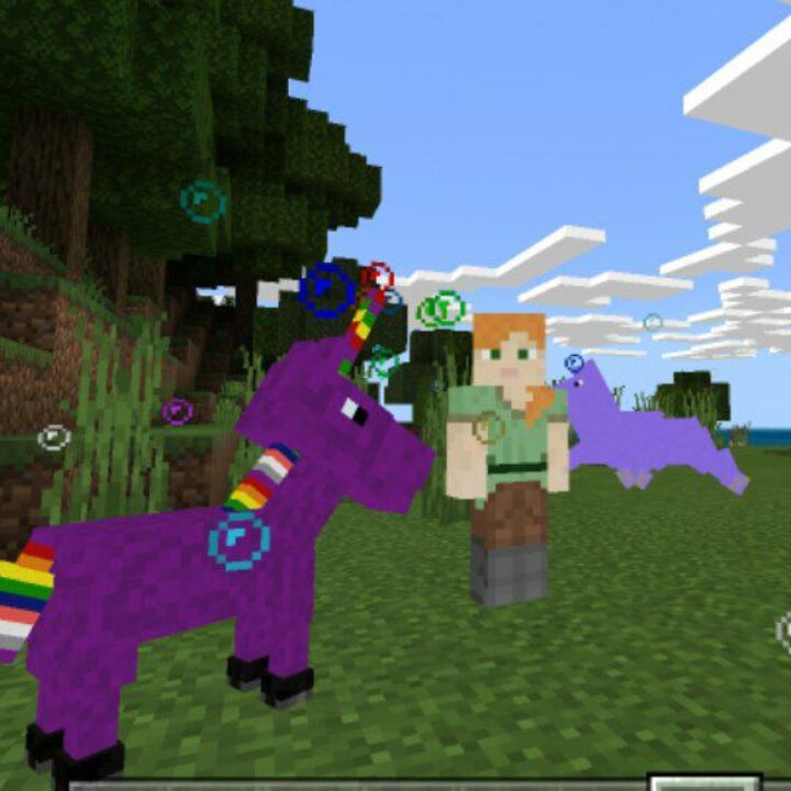 Unicorns Mod for Minecraft PE