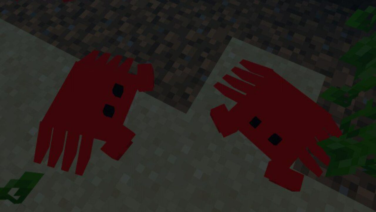 Crabs from Octopus Mod for Minecraft PE