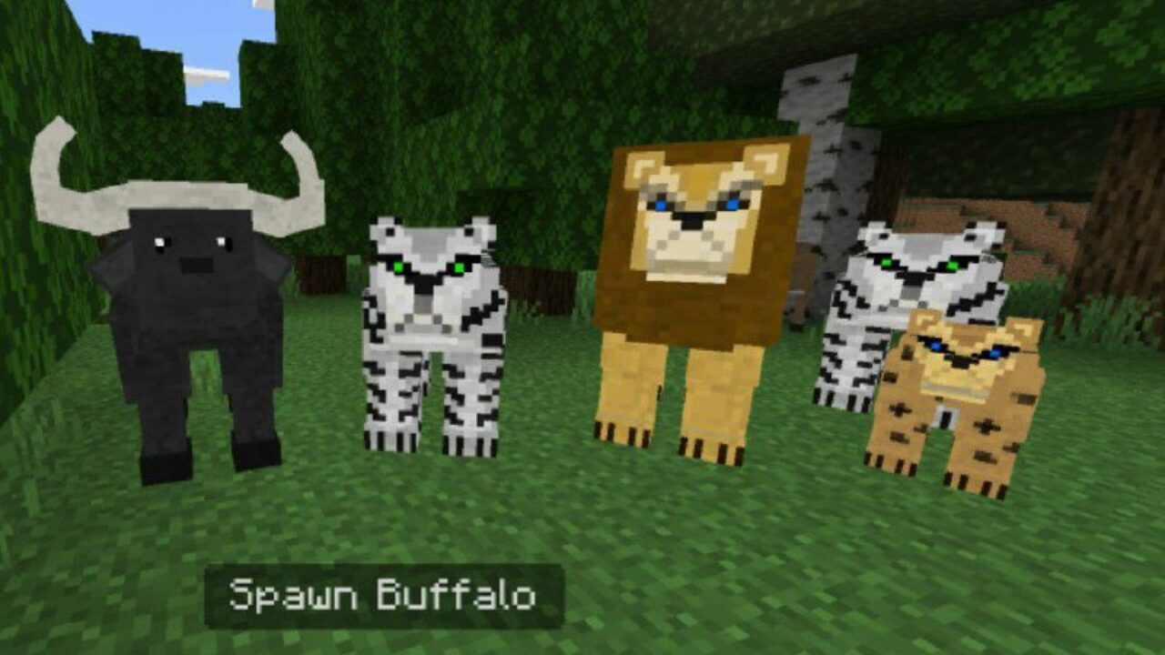 More Animals from Lion Mod for Minecraft PE