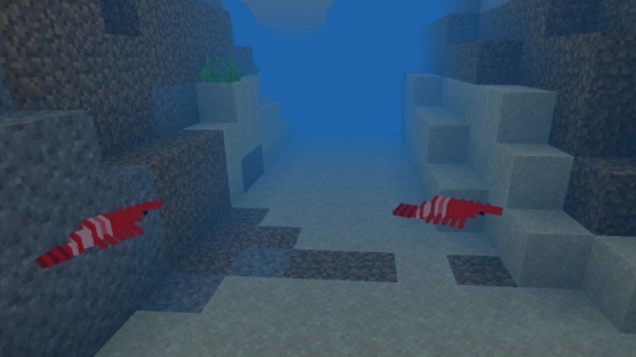 Shrimps from Octopus Mod for Minecraft PE