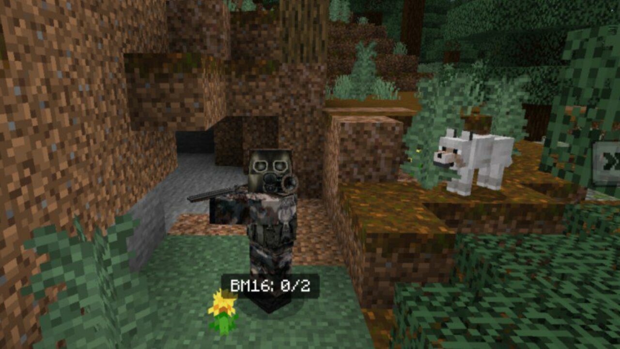 Weapon from Stalker Guns Mod for Minecraft PE