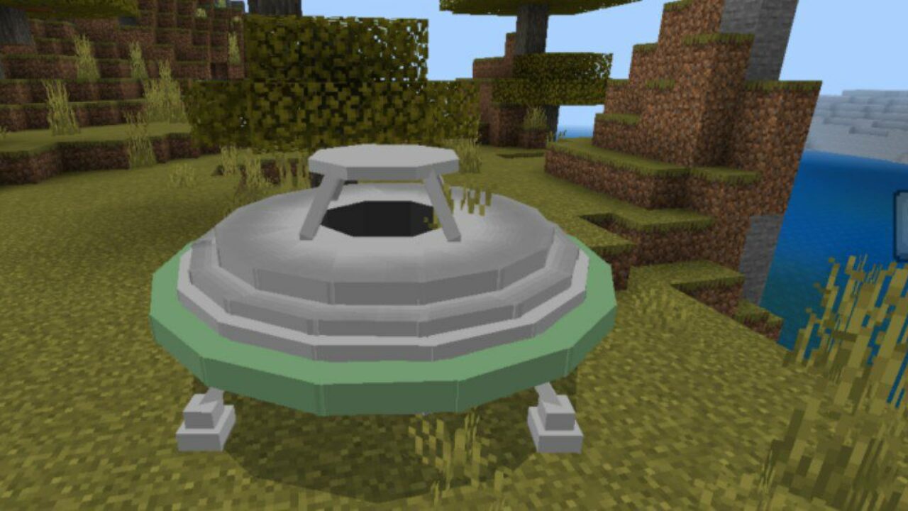 Aircraft from UFO Mod fo Minecraft PE