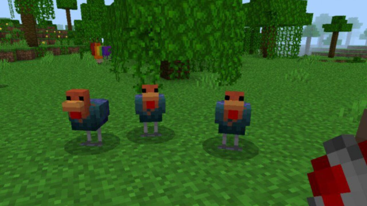 Bronzed Chicken from Minecraft Earth Mod for Minecraft PE