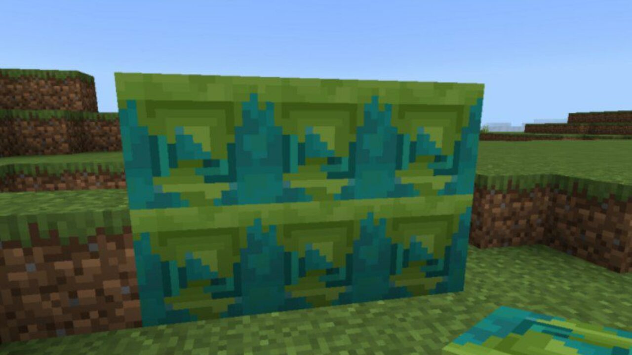 Chiseled Prismarine from Legends Mod for Minecraft PE