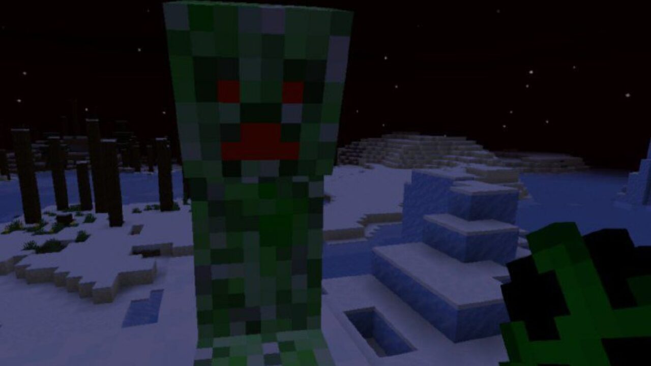 Creeper from Apocalypse Generation Mod for Minecraft PE