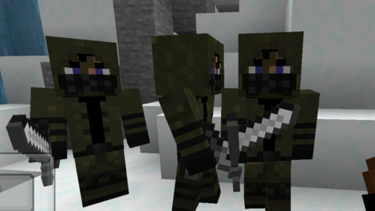 Dangerous Creatures from Raiders Mod for Minecraft PE