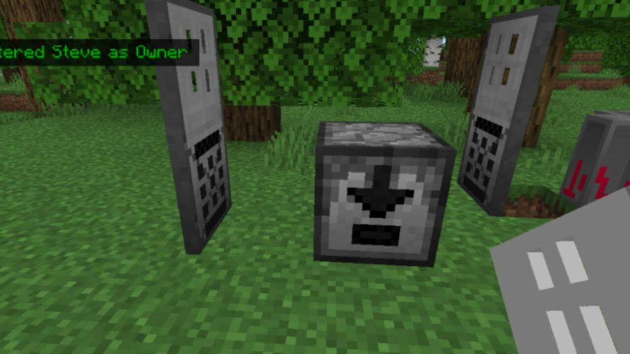 Doors from Security Craft Mod for Minecraft PE