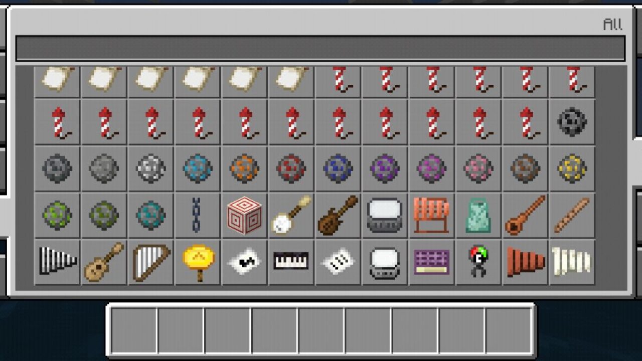 Inventory from Vanilla Instruments Mod for Minecraft PE