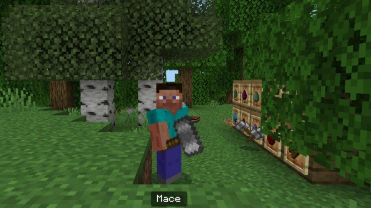 Mace from Education Edition Mod for Minecraft PE