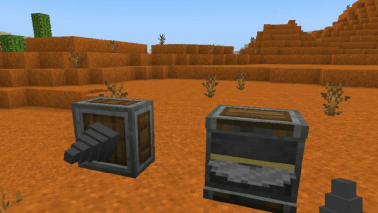 Mechanical Drill from Create Mod for Minecraft PE