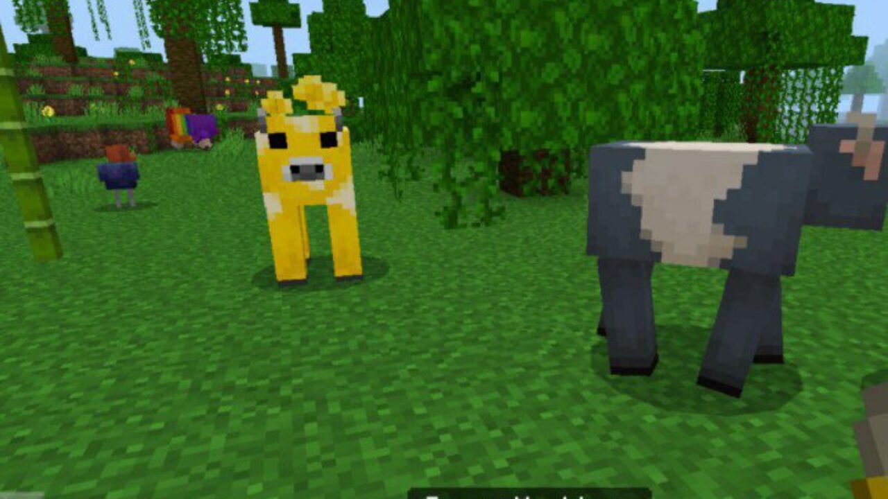 Moobloom from Minecraft Earth Mod for Minecraft PE