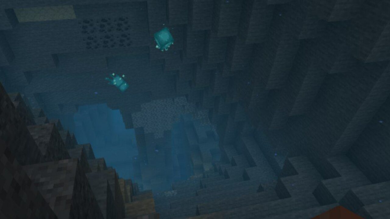 Underwater from Bicubic Shaders for Minecraft PE