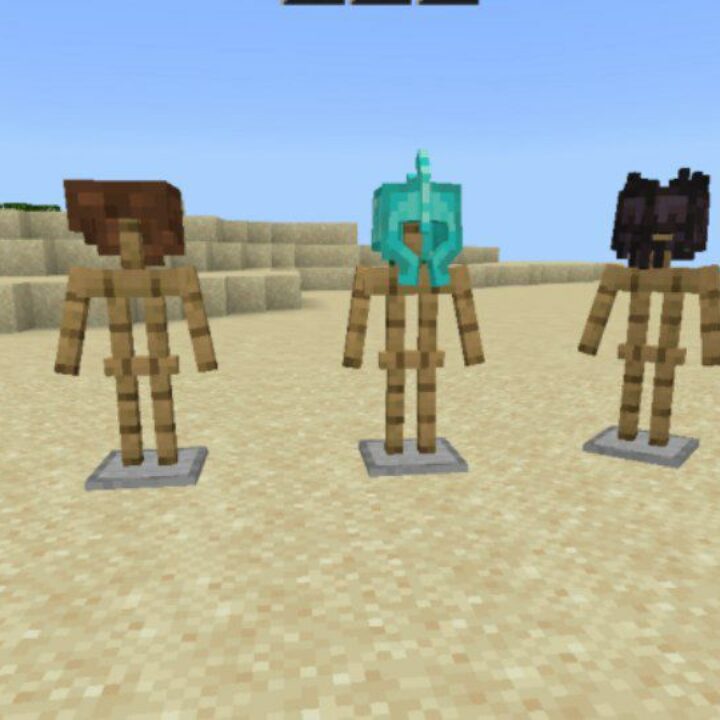 3D Helmet Mod for Minecraft PE