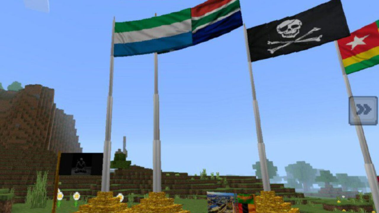 African Flags from Flags Mod for Minecraft PE