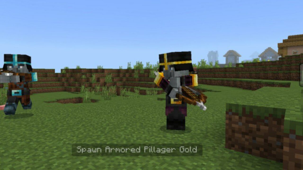 Armored from Illagers Mod for Minecraft PE