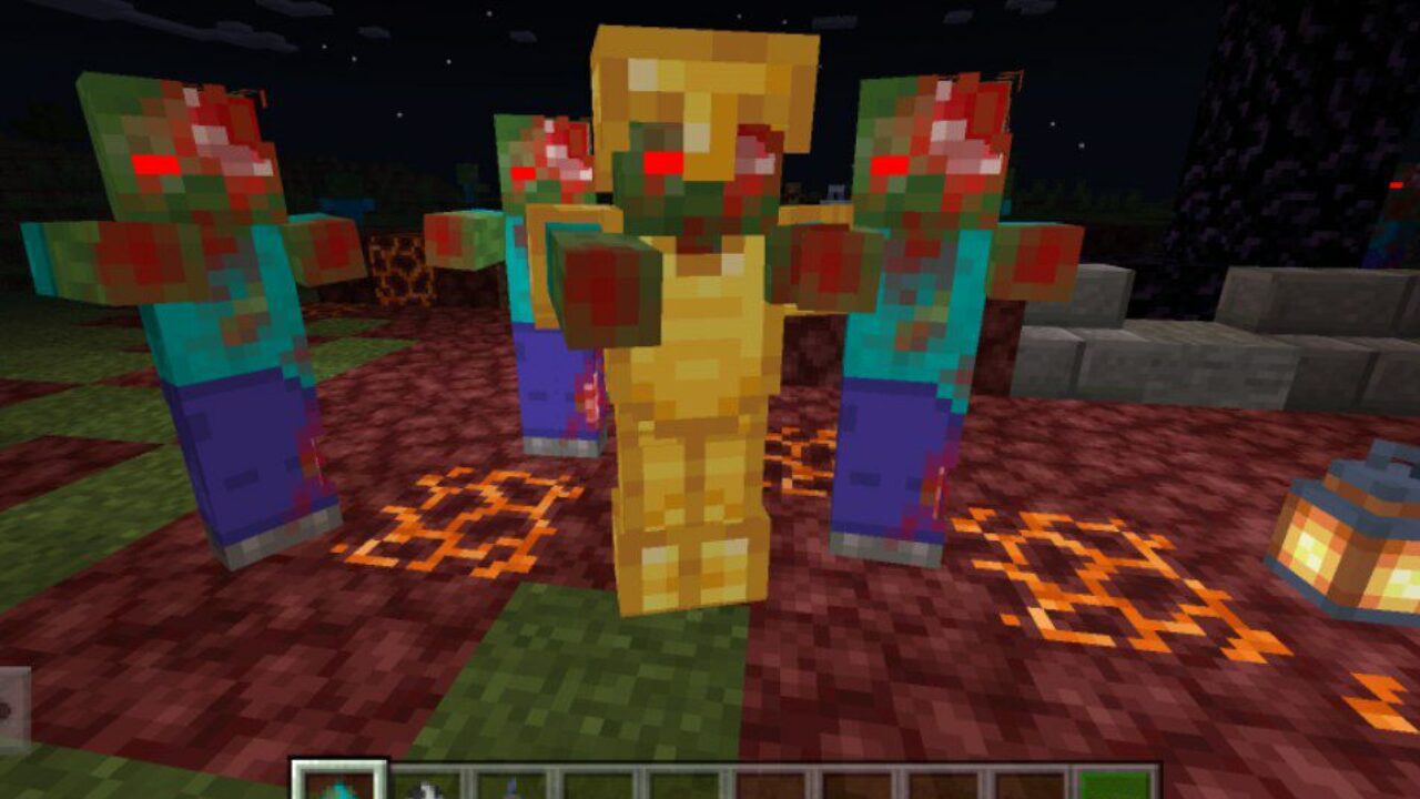 Armored Zombie from GMobs Texture Pack for Minecraft PE