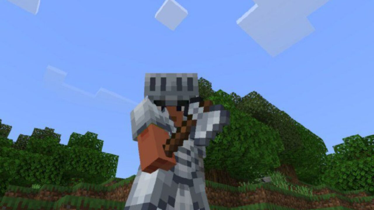 Axe from Steel Mod for Minecraft PE