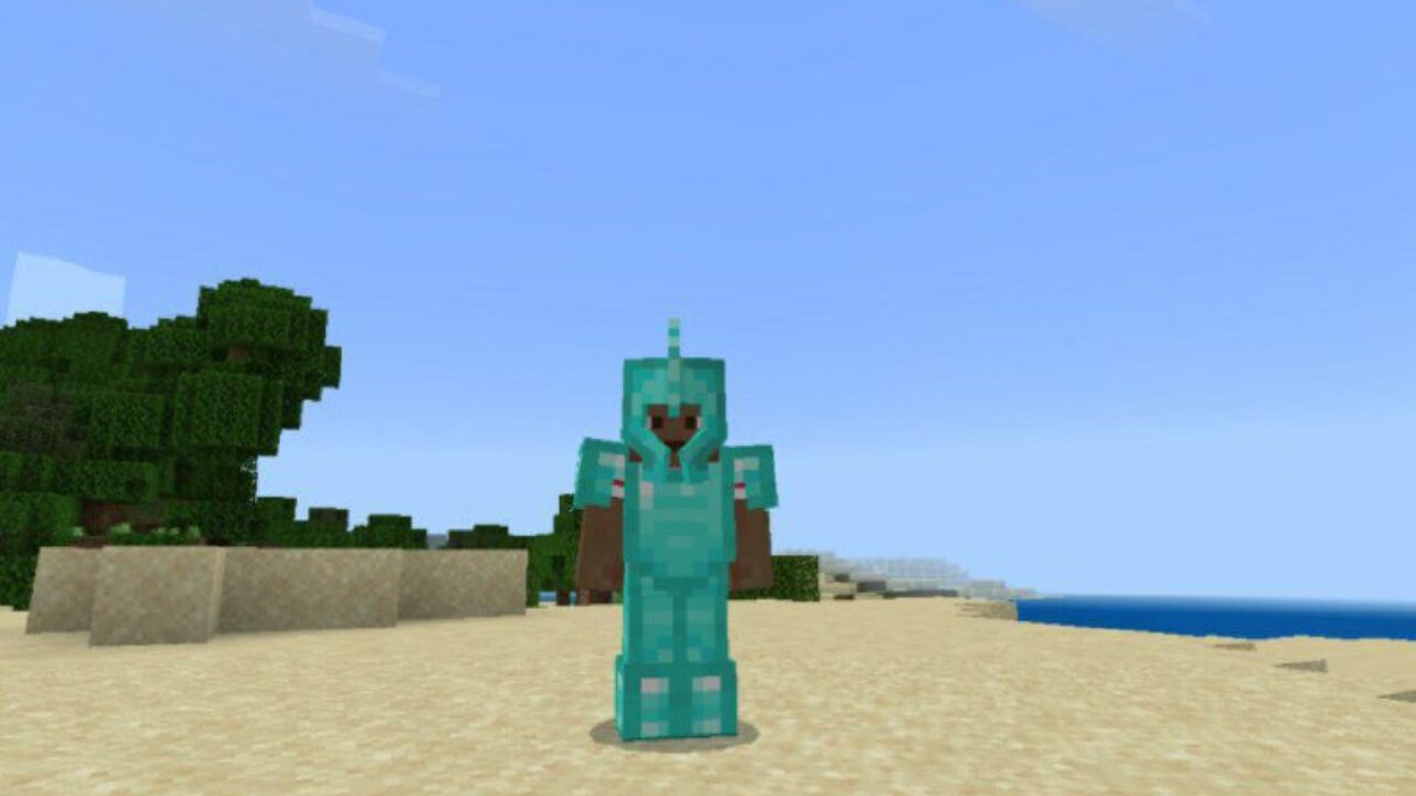 Diamond from 3D Helmet Mod for Minecraft PE