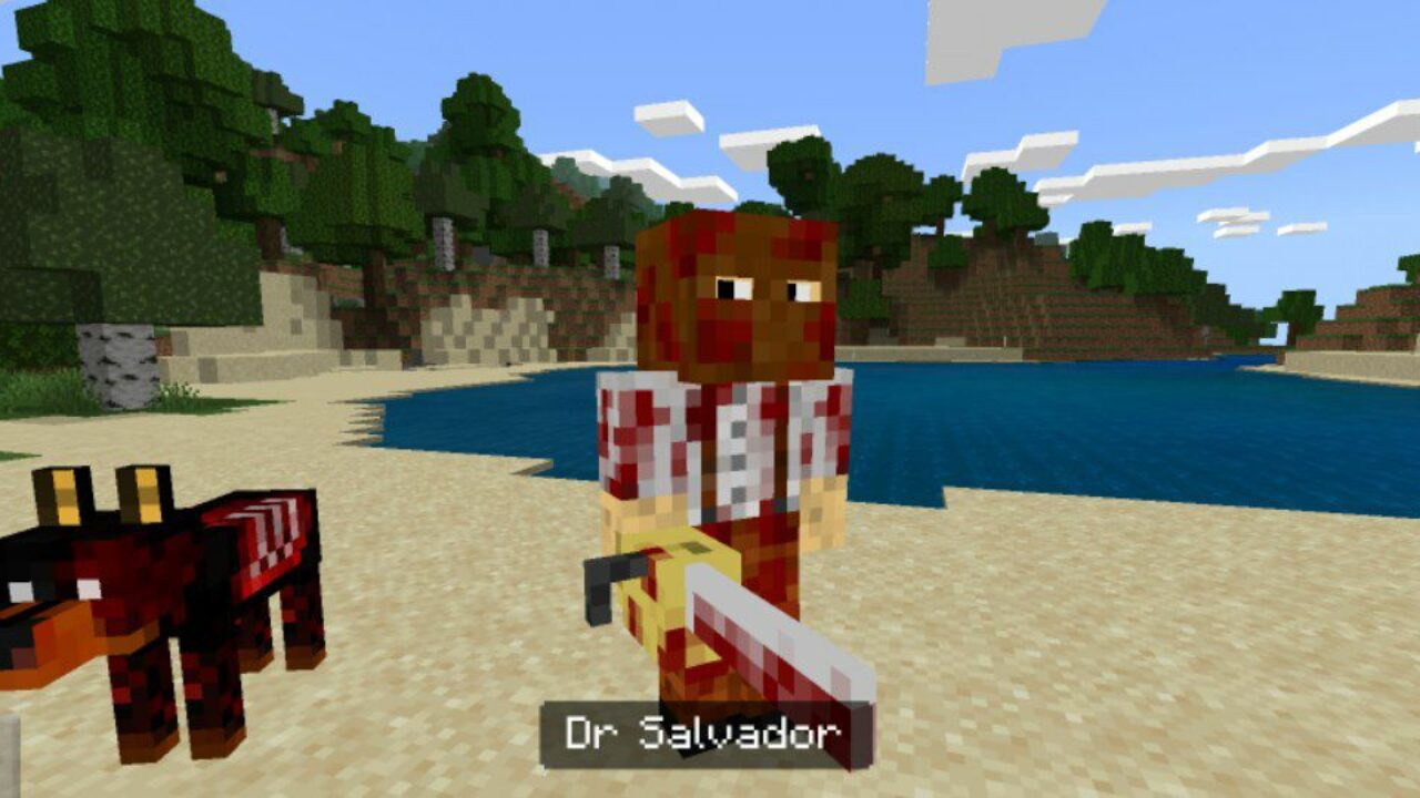 Dr Salvator from Resident Evil Mod for Minecraft PE