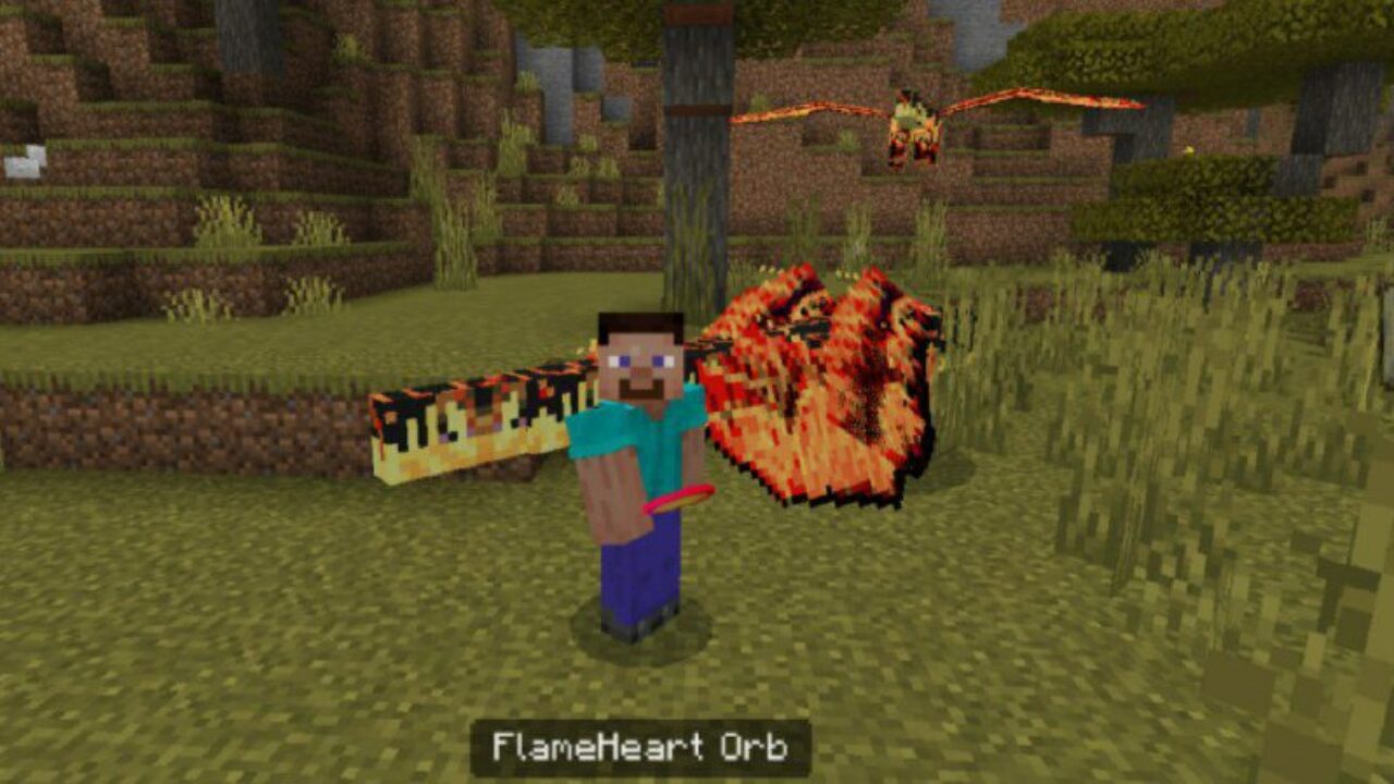 FlameHeart Orb from Infernal Beasts Mod for Minecraft PE