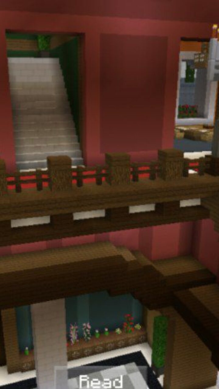 Interior from Royal Castles Map for Minecraft PE