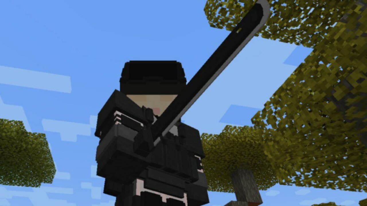 Katana from Military Equipment Mod for Minecraft PE