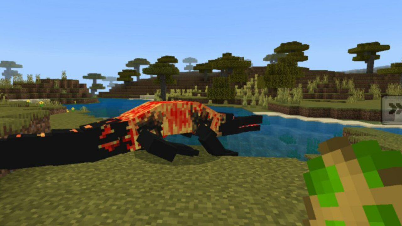 Lava Croc from Infernal Beasts Mod for Minecraft PE