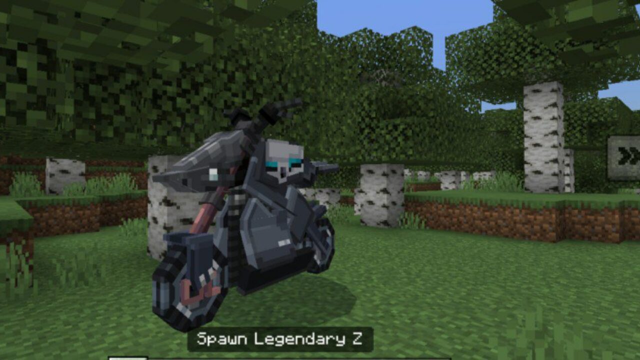 Legendary from Motorbikes Mod for Minecraft PE