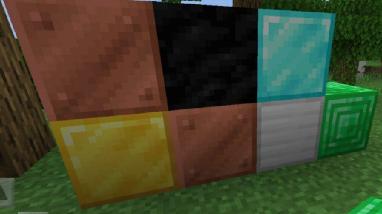 Mineral Texture Pack for Minecraft PE