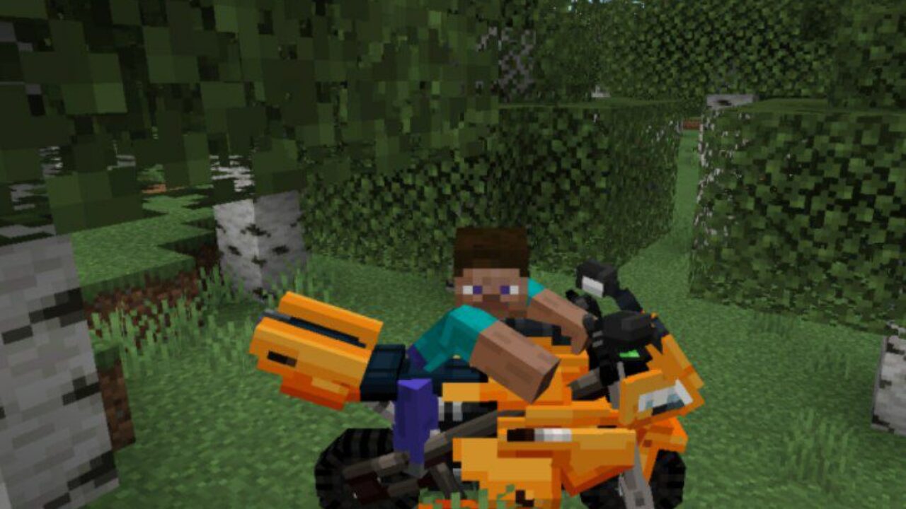 Motorbikes Mod for Minecraft PE