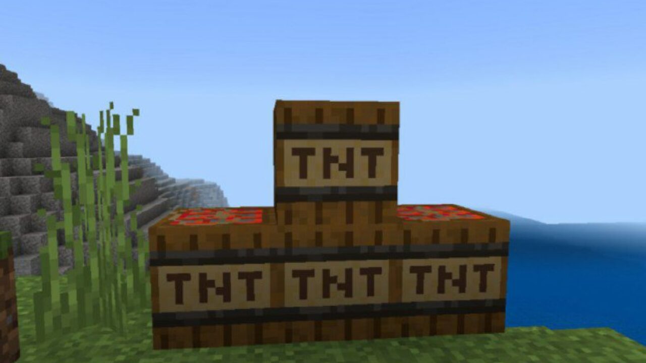 New Blocks from Gunpowder Mod for Minecraft PE