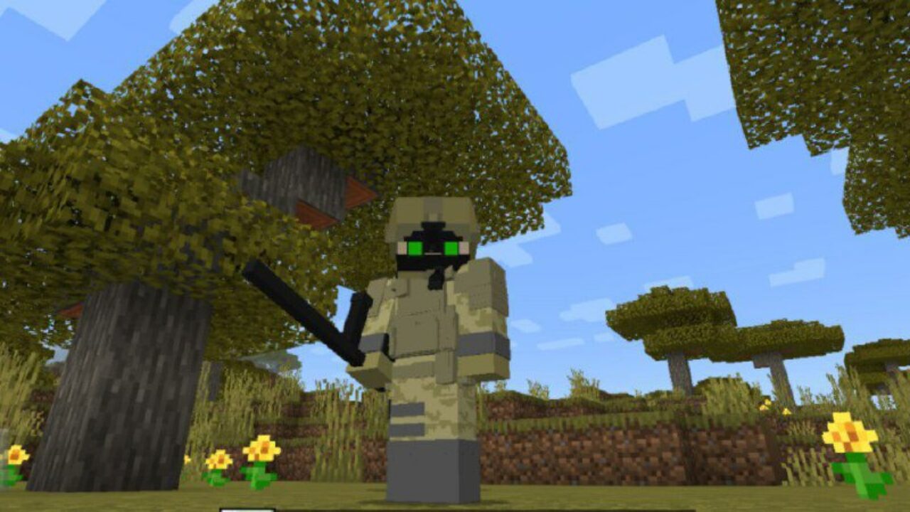 New Item from Military Equipment Mod for Minecraft PE