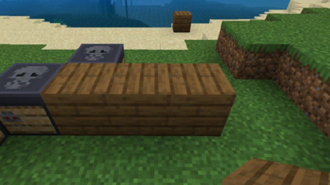 Planks from Ghost Blocks Mod for Minecraft PE