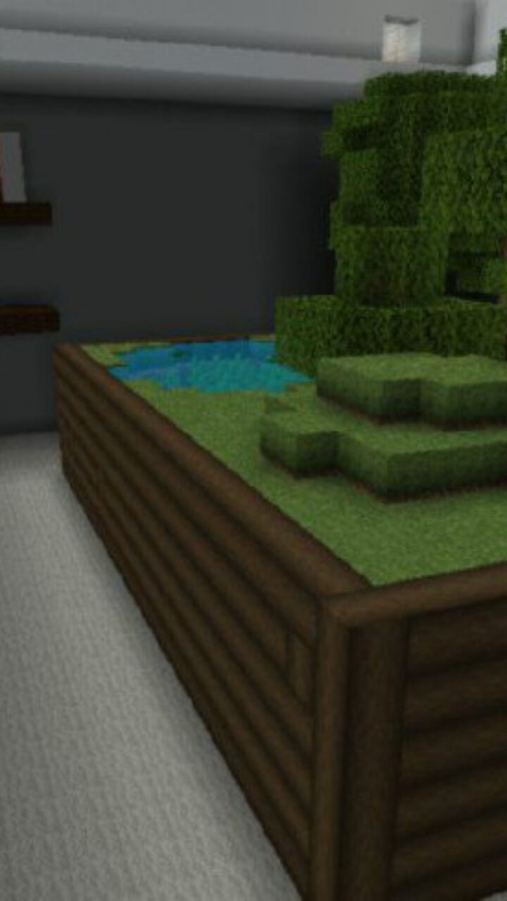 Second Floor from Mega Mansion Map for Minecraft PE