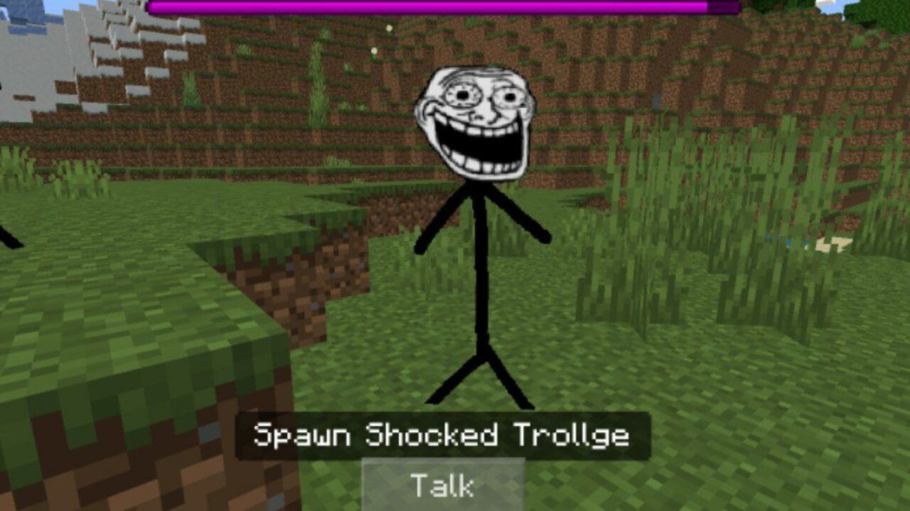 Shocked from Trollge Face Mod for Minecraft PE