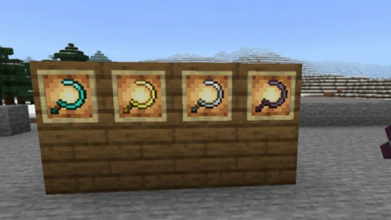 Sickles Mod for Minecraft PE