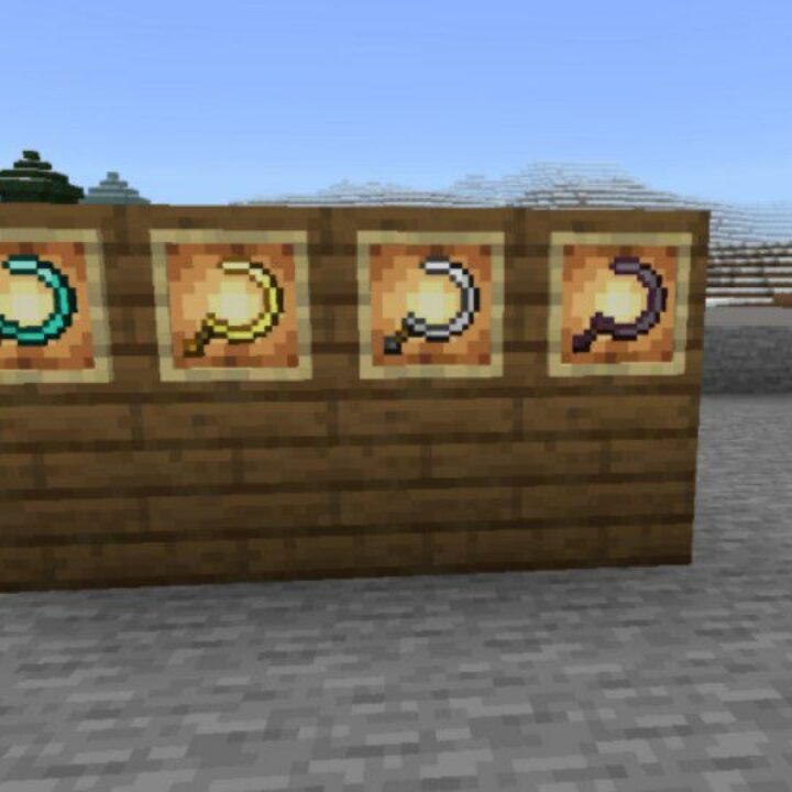 Sickles Mod for Minecraft PE