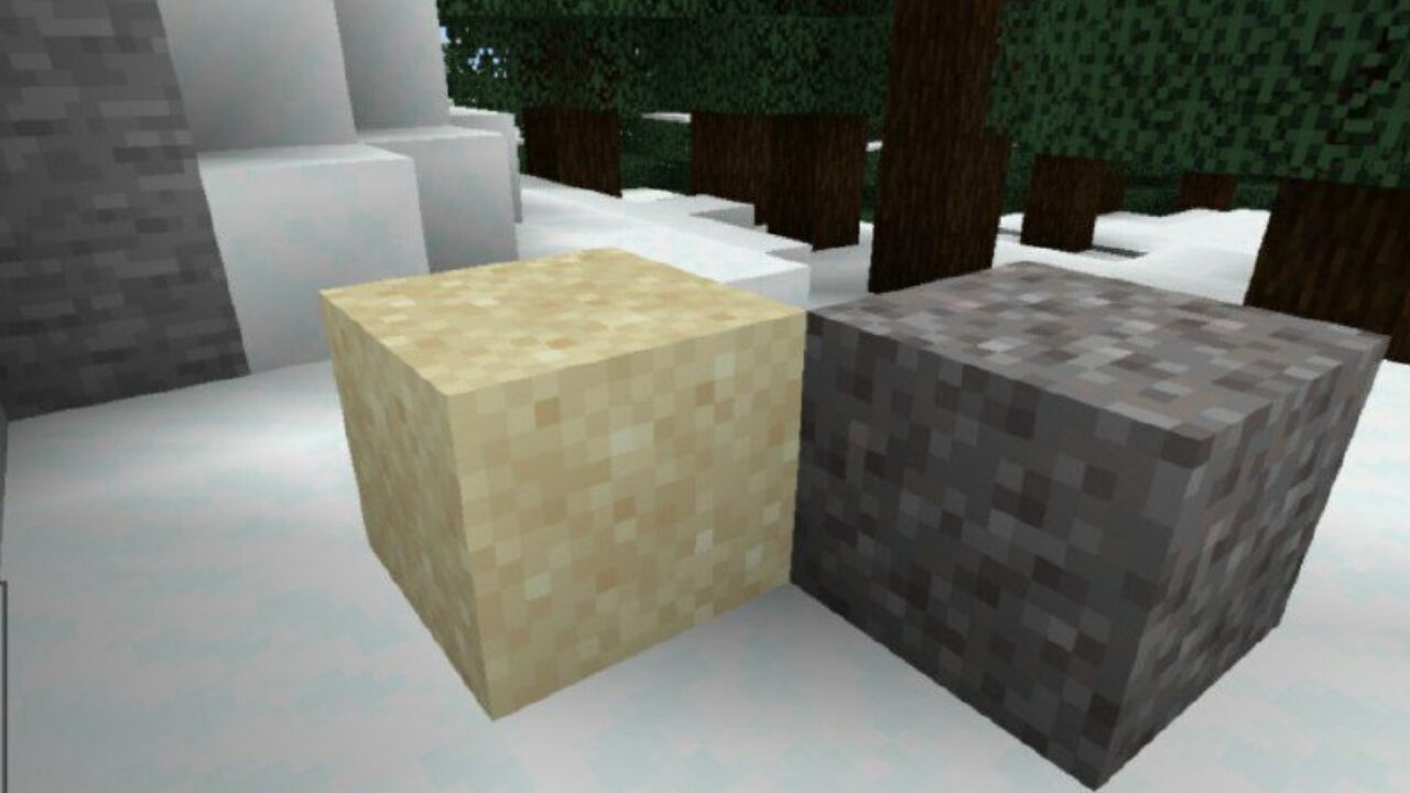 Suspicious Blocks from Archaeology Mod for Minecraft PE