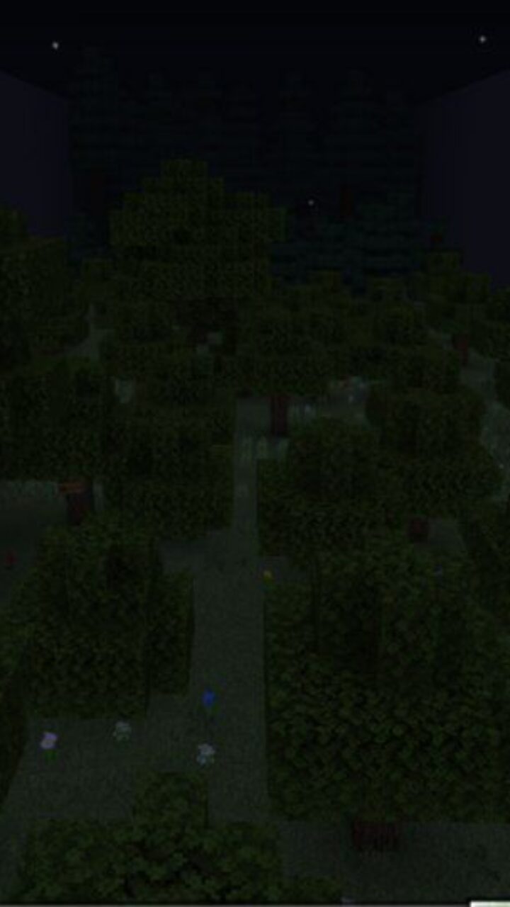 Top View from Red Sculk Map for Minecraft PE