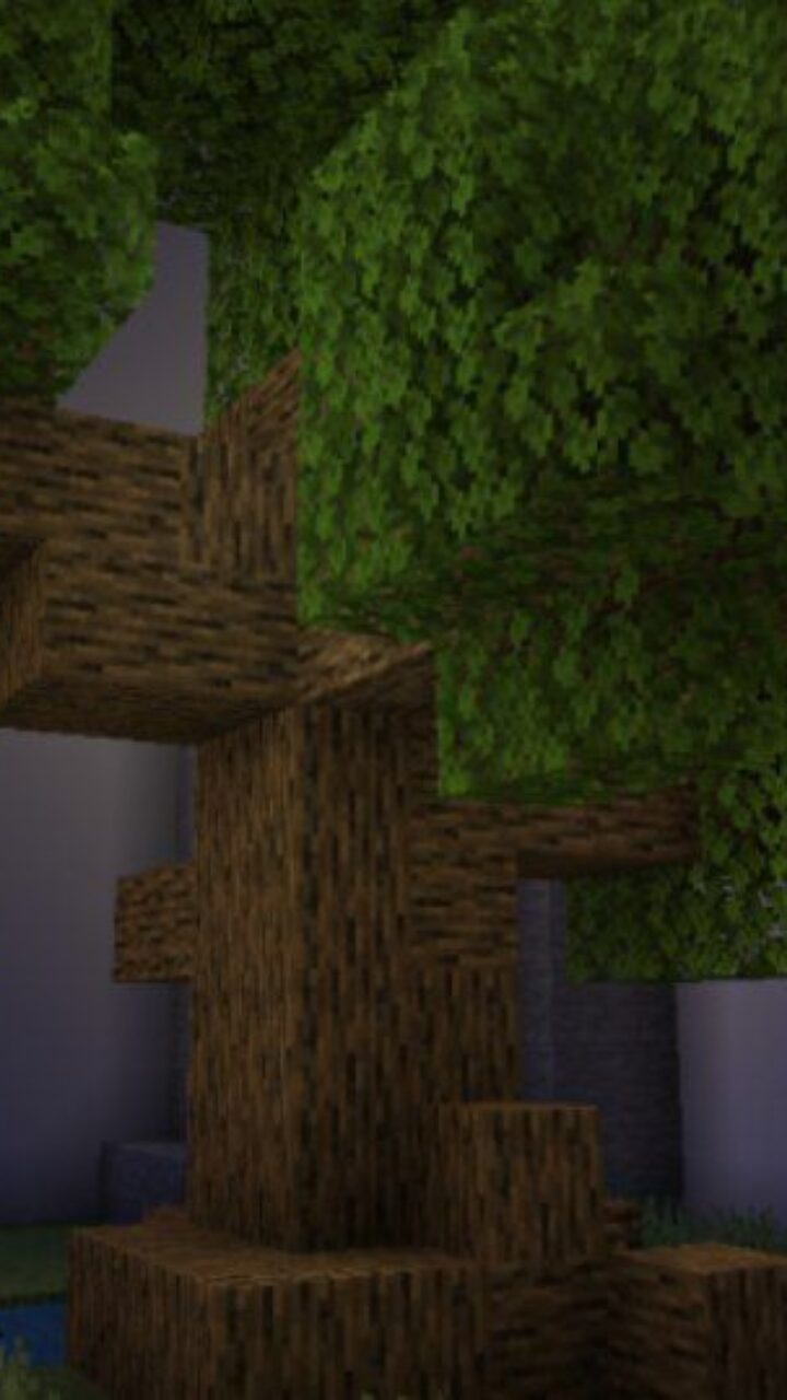 Tree from Parkour Rooms Map for Minecraft PE