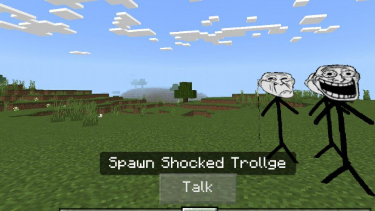 Trollge Face Mod for Minecraft PE