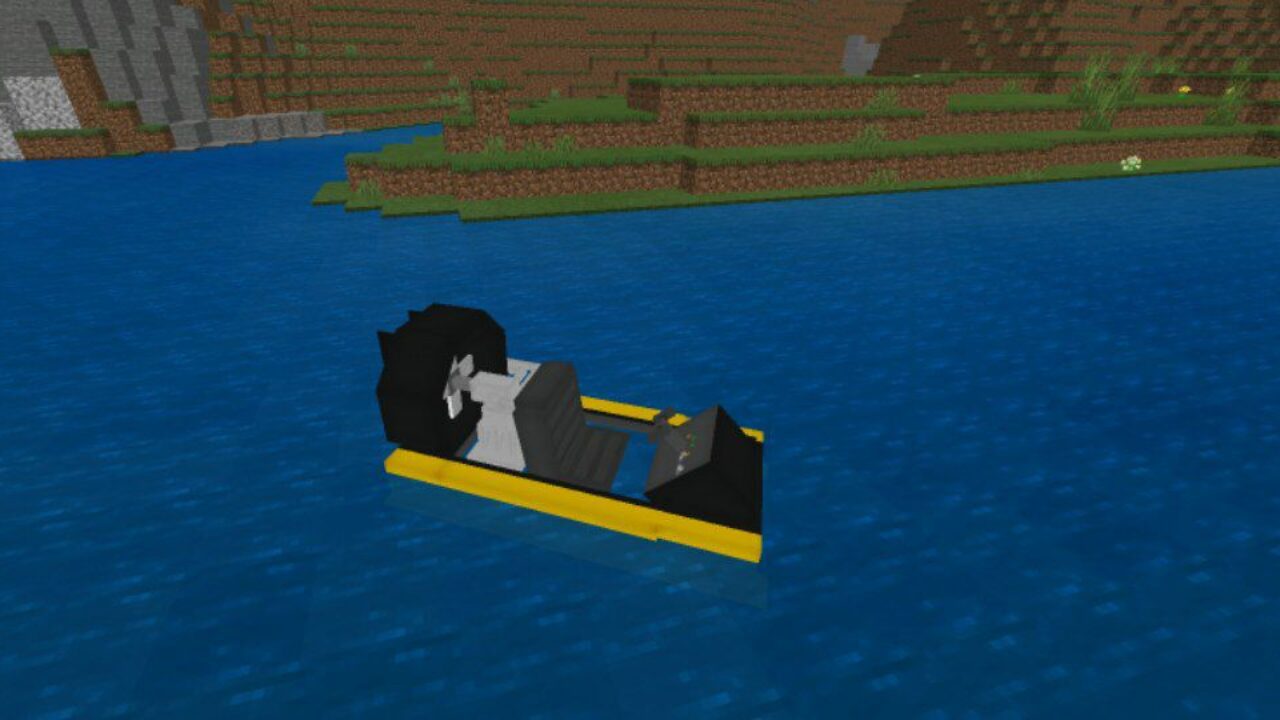 Yellow from Hoverboat Mod for Minecraft PE