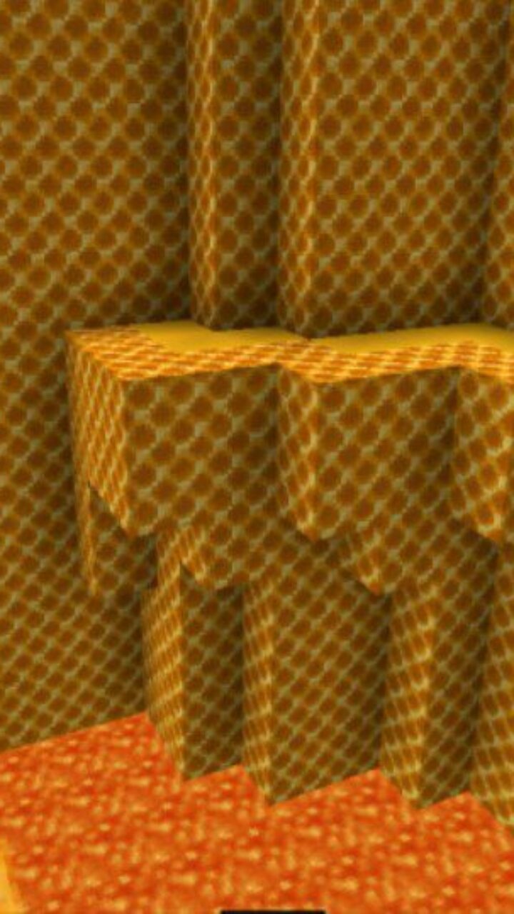 Yellow Room from Parkour Rooms Map for Minecraft PE