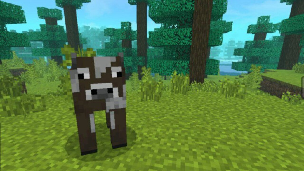 Cow from Iris Shader for Minecraft PE